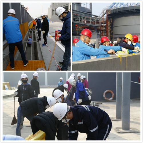 熱火朝天！集團總部140余人到股份公司氯堿分廠開展勞動(圖2)