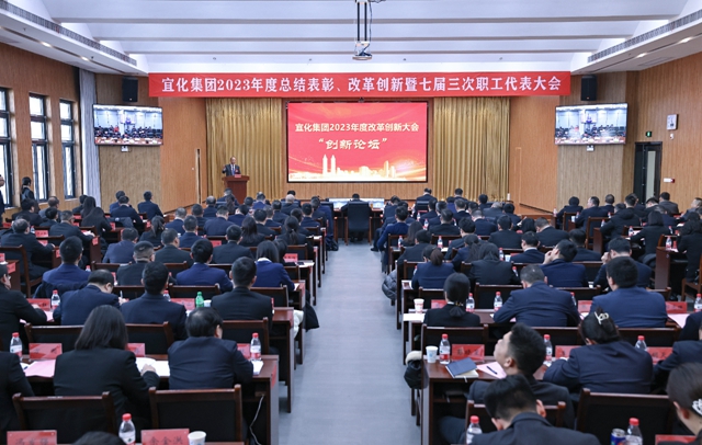王大真總結(jié)講話 宜化集團2023年度總結(jié)表彰、改革創(chuàng)新暨七屆三次職工代表大會勝利閉幕(圖3)