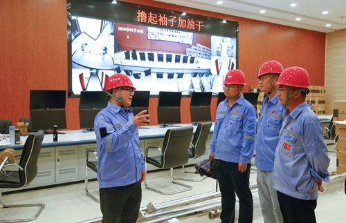 王大真在TMP項目現(xiàn)場強調(diào)：加緊推進(jìn)工程建設(shè) 扎實做好開車準(zhǔn)備
