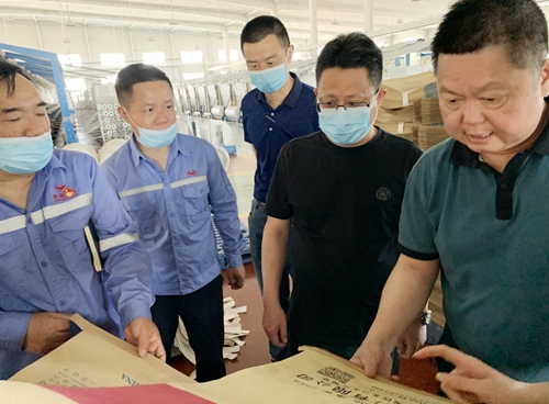 王大真一行到新疆宜化調(diào)研指導