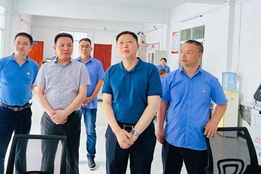 宜昌市國資委黨委書記、主任黃智華一行到礦業(yè)公司現(xiàn)場調(diào)研