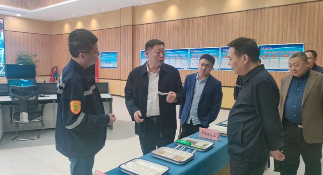 宜昌市國資委黨委書記、主任黃智華到降解新材料公司調(diào)研指導(dǎo)工作
